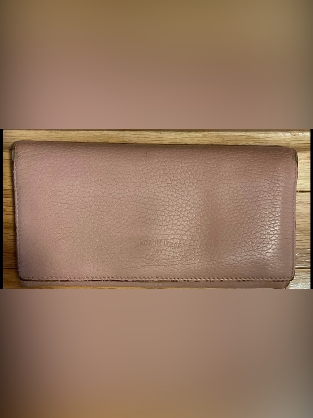 GUCCI  Pink Leather Wallet